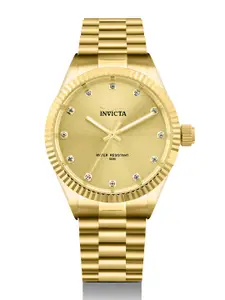 Invicta Men Dial & Stainless Steel Bracelet Style Straps Analogue Watch 29504
