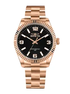 Invicta Men Dial & Stainless Steel Bracelet Style Straps Analogue Watch 47461