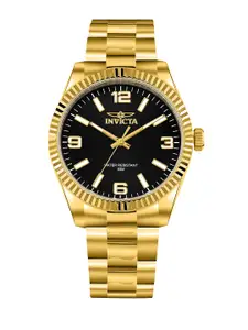 Invicta Men Dial & Stainless Steel Bracelet Style Straps Analogue Watch 47458