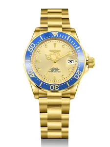 Invicta Men Dial & Stainless Steel Bracelet Style Straps Analogue Automatic Watch 9743