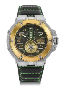 Invicta Men Dial & Leather Straps Analogue Watch 47380