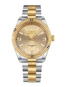 Invicta Men Round Dial & Stainless Steel Bracelet Style Straps Analogue Watch 47457