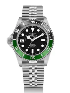 Invicta Men Dial & Stainless Steel Bracelet Style Straps Analogue Automatic Watch 43980