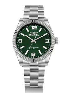 Invicta Men Dial & Stainless Steel Bracelet Style Straps Analogue Watch 47450