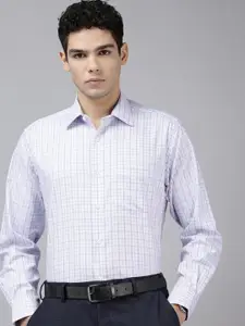 Van Heusen Custom Fit Micro Checked Pure Cotton Formal Shirt