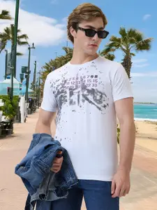 Status Quo Men Typography Printed Round Neck T-shirt