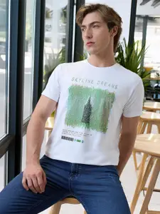 Status Quo Men Graphic Printed Round Neck T-shirt