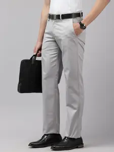 Van Heusen Men Custom Fit Formal Trousers
