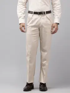 Van Heusen Men Pleated Formal Trousers