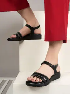 DressBerry Women Open Toe Wedge Pumps