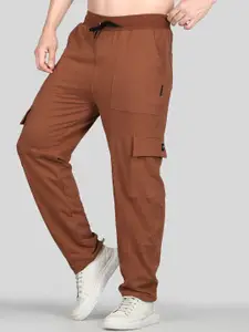 Raxedo Men Mid-Rise Pure Cotton Korean Cargo Joggers