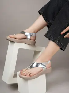 Lavie  Wedge T Strap Flats