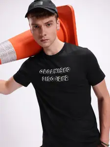 Kook N Keech Men Typography Printed Pure Cotton T-shirt