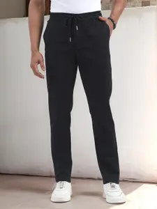 NEVER NEUD Men Relaxed Fit Air Linen Summer Stripes Pants