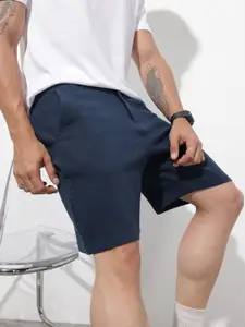 The Roadster Lifestyle Co. Men Solid Shorts