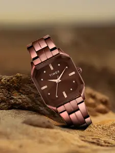 Timex Women Stainless Steel Dial & Bracelet Style Straps Analogue Watch TWEL21803