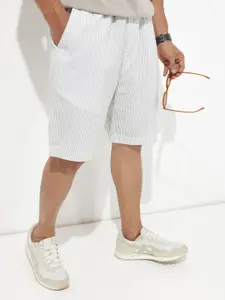 The Roadster Lifestyle Co. Men Solid High-Rise Shorts