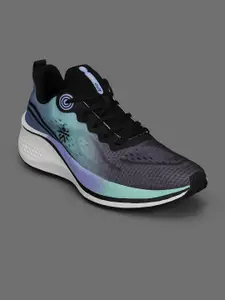 CULT Men Dynex Running Shoes - Black/Indigo Blue