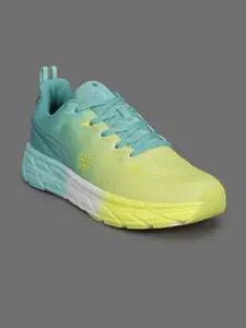 CULT Men's Raptor Running Shoes - Lemon Yellow/Mint Green