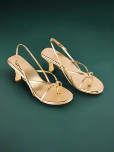 Lino Perros Stiletto Sandals With Buckles