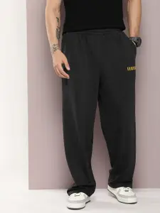 Leotude Men Mid Rise Relaxed-Fit Track Pants