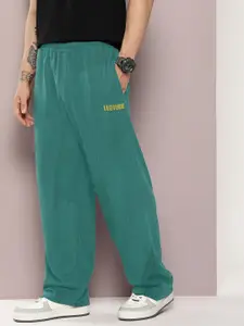 Leotude Men Premium Comfortable Baggy Mid-Rise Track Pant