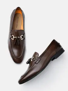 Van Heusen Men Smart Casual Leather Slip-On Shoes