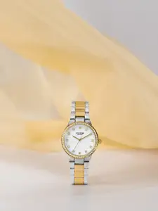 Sonata Women Printed Dial & Stainless Steel Bracelet Style Analogue Watch SP80120BM01