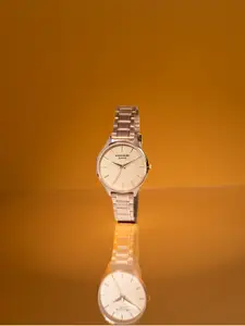 Sonata Women Dial & Stainless Steel Bracelet Style Straps Analogue Watch SP80111WM03