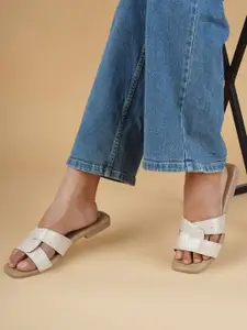 DressBerry Women Synthetic Open Toe Flats with Tassels