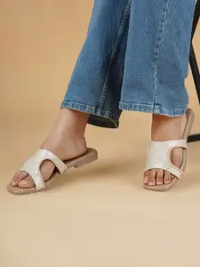 DressBerry Women Open Toe Flats