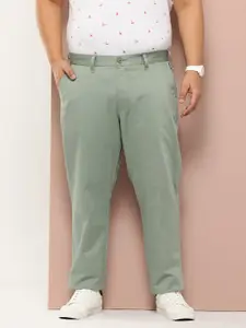 Thomas Scott Men Plus Size Straight Fit Easy Wash Chinos Trousers