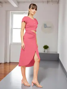 The Roadster Lifestyle Co Pencil Midi Skirt