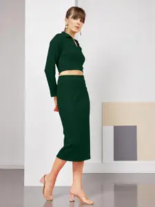The Roadster Lifestyle Co Pencil Midi Skirt