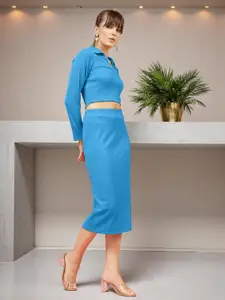 The Roadster Lifestyle Co Pencil Midi Skirt