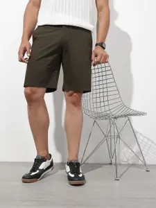 The Roadster Lifestyle Co. Men Pure Cotton Shorts