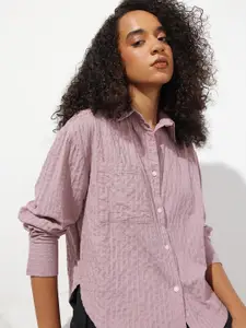 The Roadster Lifestyle Co. Women Checked Oversized Casual Shirt