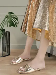 ELLE Women Party One Toe Flats