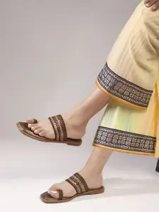 ELLE Women Embellished One Toe Flats