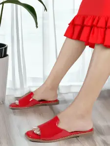 ELLE Women Party One Toe Flats