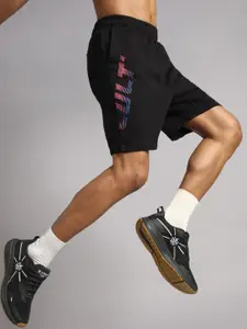 CULT Men Black Dance Brand Carrier Shorts