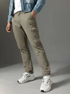 FCUK Men Straight Fit Cargos Trousers