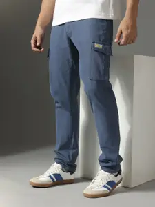 FCUK Men Straight Fit Cargos Trousers