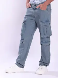 Bene Kleed Men Relaxed Fit Mid-Rise Cotton Cargo Jeans