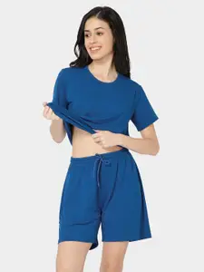 bummer Women Solid Lounge Shorts