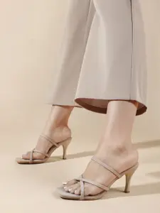 Chemistry Women Solid Open Toe Other Peep Toes