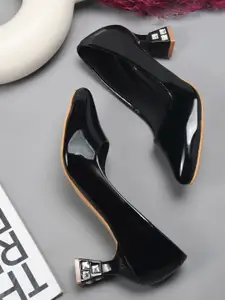 DressBerry Women Party Block Heels Pumps