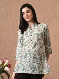 Anouk Rustic Paisley Printed Pure Cotton Kurti
