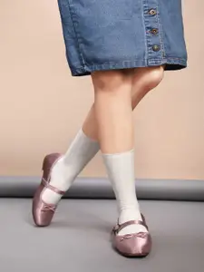 JM Looks Fashion Flat Bow Round Toe Flat Jutti with Comfortable Sole For Womens