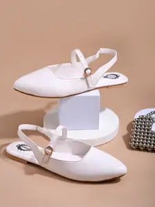 Stylestry Girls T-Strap Flats